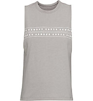 Under Armour Graphic WM Muscle - canotta fitness - donna, Grey