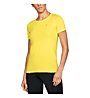 Under Armour HeatGear Armour - T-Shirt fitness - donna, Yellow