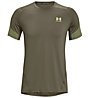 Under Armour Hg Fitted Nvlty Ss - T-shirt Fitness - uomo, Green