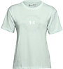 Under Armour Live Fashion Wordmark Graphic - T-shirt fitness - donna, Light Green