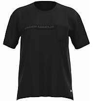 Under Armour Live Pocket Mesh Graphic - T-shirt fitness - donna, Black