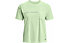 Under Armour Live Pocket Mesh Graphic - T-shirt fitness - donna, Green