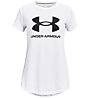 Under Armour Live Sportstyle Graphic Ss - T-shirt Fitness - Damen, White