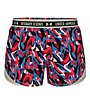 Under Armour Play Up 3.0 Sp - pantaloni fitness - donna, Red/Blue/Black