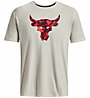 Under Armour Project Rock Brahma Bull - T-Shirt - Herren, Beige