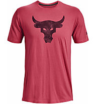 Under Armour Project Rock Brahma Bull - T-shirt - uomo, Red
