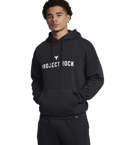 Under Armour Project Rock Icon Fleece M - felpa con cappuccio - uomo