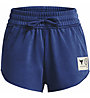 Under Armour Project Rock Terry W - pantaloni fitness - donna, Blue