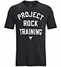 Under Armour Project Rock Training M - T-Shirt - Herren, Black