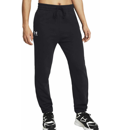 Under Armour Rival Terry W - pantaloni fitness - donna. Taglia L