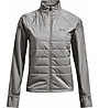 Under Armour Run Insulate Hybrid - giacca running - donna, Light Grey