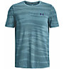 Under Armour Seamless Novelty M - T-shirt - uomo, Light Blue