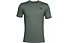 Under Armour SportStyle Left Chest SS - T-shirt - uomo, Grey/Green