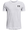 Under Armour Sportstyle Left Chest Ss - T-shirt - Kinder, White