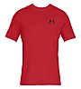 Under Armour SportStyle Left Chest SS - T-shirt - uomo, Red