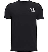 Under Armour Sportstyle Left Chest Ss - T-shirt - Herren, Black