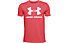 Under Armour Sportstyle Logo - T-shirt - ragazzo, Light Red