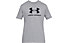 Under Armour Sportstyle Logo SS - T-shirt fitness - uomo, Grey