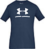Under Armour Sportstyle Logo SS - T-shirt fitness - uomo, Dark Blue