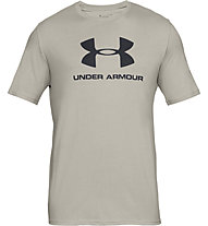 Under Armour Sportstyle Logo SS - T-shirt fitness - uomo, Light Brown