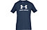 Under Armour Sportstyle Logo SS - T-shirt fitness - uomo, Dark Blue