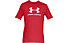Under Armour Sportstyle Logo SS - T-shirt fitness - uomo, Red