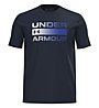 Under Armour Team Issue Wordmark - T-shirt fitness - uomo, Dark Blue/Blue/White