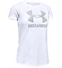 Under Armour Tech Big Logo Solid - T-Shirt - Kinder, White