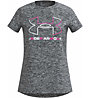 Under Armour Tech Bl Twist Ss - T-shirt - bambina, Grey
