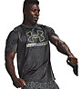 Under Armour Training Vent Graphic Ss - T-shirt - Fitness - Herren, Grey