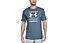 Under Armour GL Foundation SS T - T-shirt fitness - uomo, Blue/White