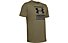 Under Armour GL Foundation SS T - T-shirt fitness - uomo, Dark Green/Black