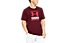 Under Armour GL Foundation SS T - T-shirt fitness - uomo, Dark Red/Red/White