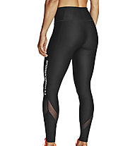 Under Armour HeatGear® Armour Wordmark - pantaloni fitness - donna, Black