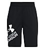 Under Armour UA Prototype 2.0 Logo SHRT - pantaloni corti fitness - bambino, Black/White