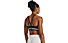 Under Armour Seamless Low Long - reggiseno sportivo a basso impatto - donna, Black/White