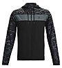 Under Armour Sportstyle Camo Windbreaker - giacca running - uomo, Black/Grey