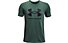 Under Armour UA Sportstyle Logo SS - T-shirt - bambino, Dark Green/Black