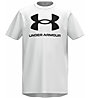Under Armour UA Sportsyle Logo SS - T-shirt - Kinder, White/Black