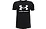 Under Armour UA Sportsyle Logo SS - T-shirt - Kinder, Black