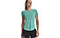 Under Armour UA Streaker SS - T-shirt running - donna, Green/Green