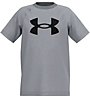 Under Armour UA Tech™ Big Logo SS - T-shirt - bambino, Grey/Black