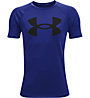 Under Armour UA Tech™ Big Logo SS - T-shirt - bambino, Dark Blue/Black