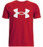 Under Armour UA Tech™ Big Logo SS - T-shirt - bambino, Red/White