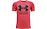 Under Armour UA Tech™ Hybrid PRT Fill SS - T-shirt - bambino, Red/Black