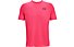 Under Armour UA Tech - T-shirt fitness - uomo, Pink/Black