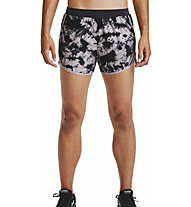 Under Armour UA W Fly By 2.0 Printed - pantaloncini running - donna , Black/Grey