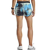 Under Armour UA W Fly By 2.0 Printed - pantaloncini running - donna , Blue