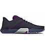 Under Armour W Tribase Reign 4 - scarpe fitness e training - donna, Black/Purple