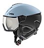 Uvex Instinct Visor - casco sci alpino, Light Blue/Black